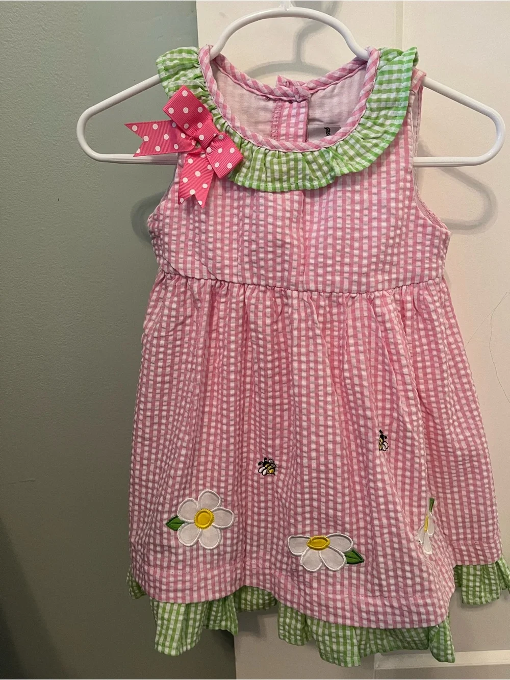 Gingham dress toddler